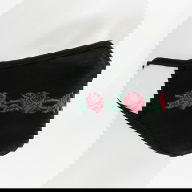 Oblečenie Urban Classics Roses Face Mask Čierna | MT1738, 2