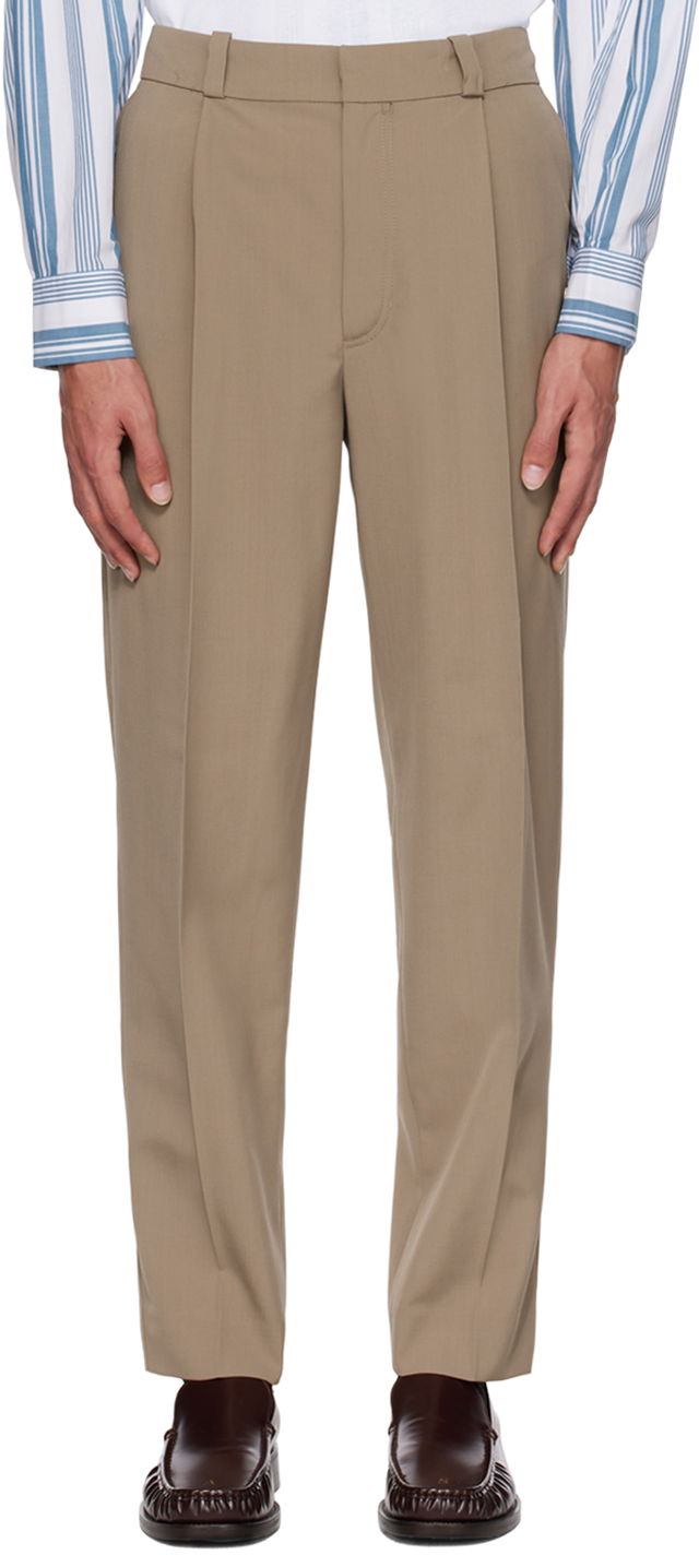 Nohavice Acne Studios Tailored Trousers Béžová | BK0532-, 0