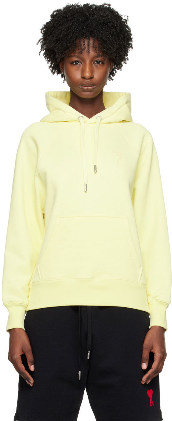 Mikina AMI SSENSE x Hoodie Žltá | SPUSW204.747.703, 0