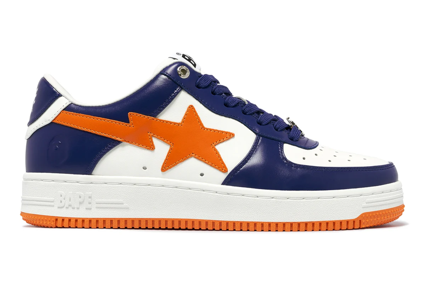 Tenisky a topánky BAPE Bape Sta #3 Blue/Orange Čierna | 0ZXSHM191303M-BLU