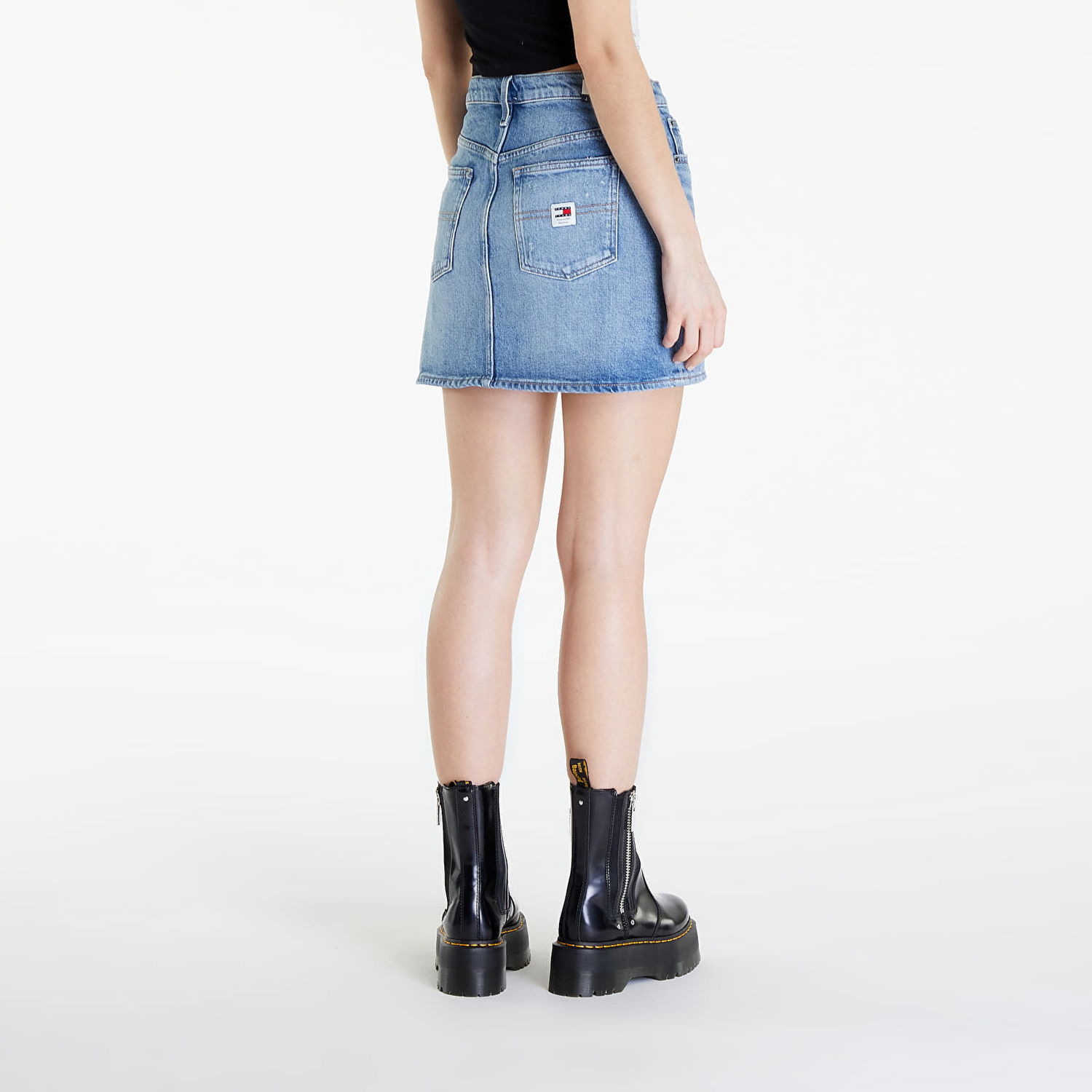Sukňa Tommy Hilfiger Tommy Jeans Izzie Mid Rise Mini Classic Skirt Modrá | DW0DW17669 1A5, 1