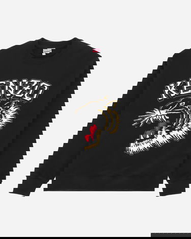 Sveter KENZO Tiger Varsity Jungle Crewneck Čierna | FD65SW0494MF 99J, 6