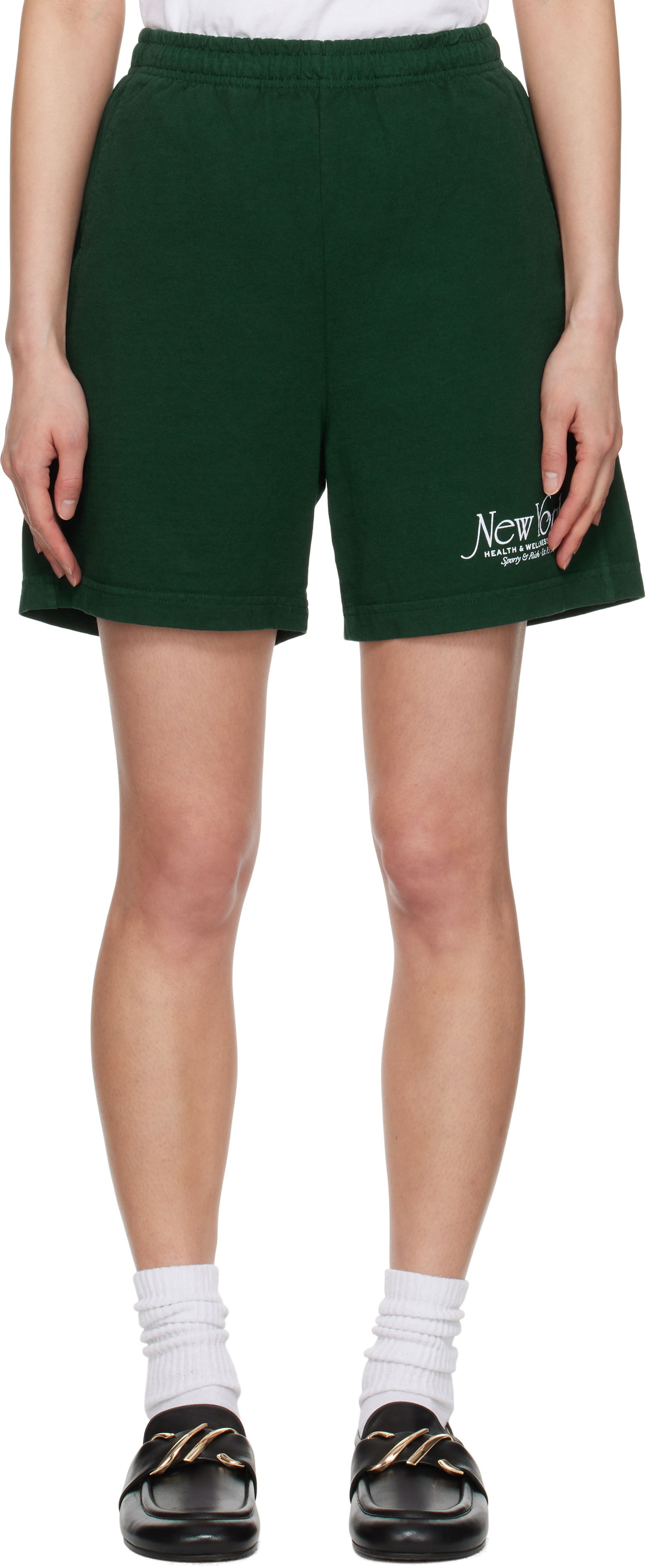 Šortky Sporty & Rich Sporty & Rich NY 94 Gym Shorts Zelené | SH039606034WH01, 0