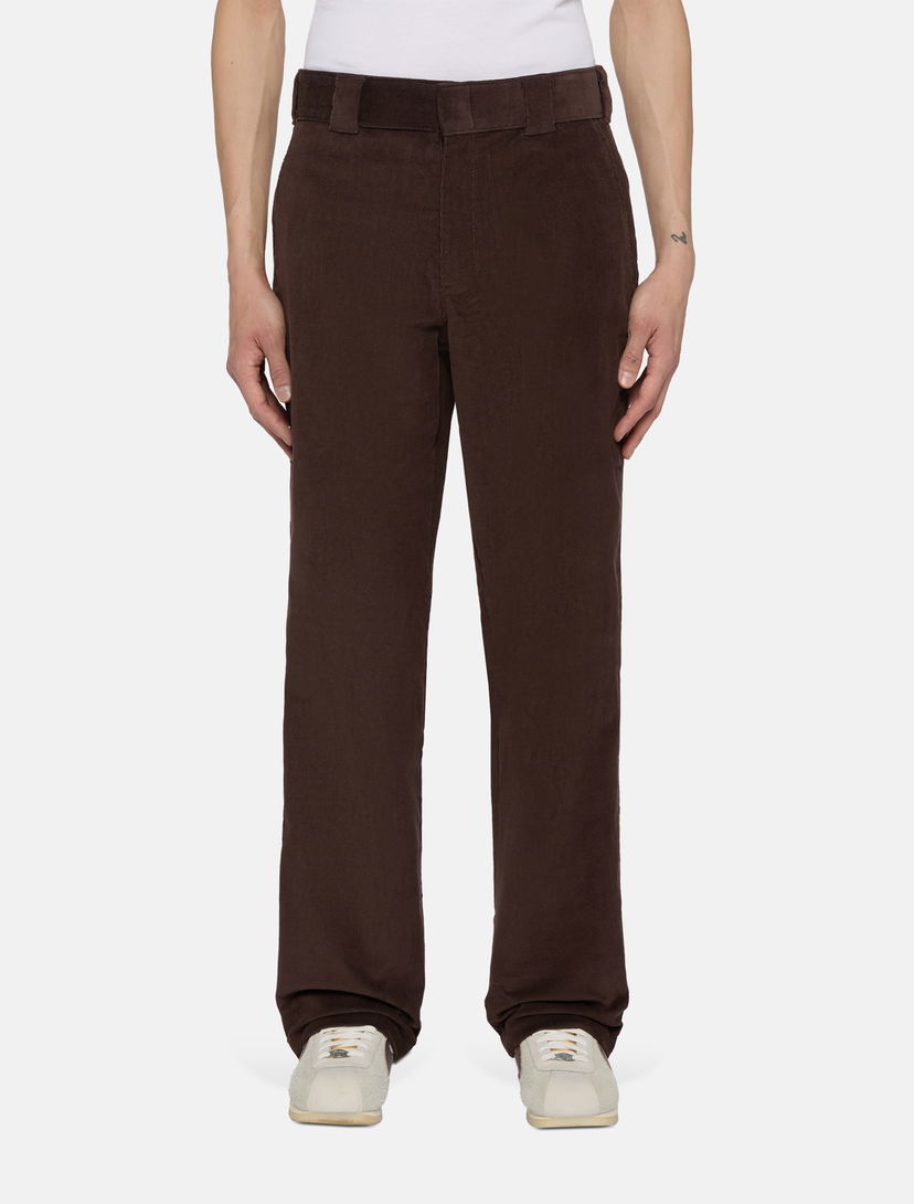 Nohavice Dickies Corduroy 874 Pant Man Chocolate Brown Hnedá | 0WPR22