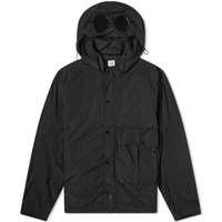 Bunda C.P. Company Chrome-R Goggle Overshirt Čierna | 15CMOS029A-005904G-999, 1