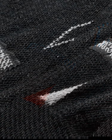 Sveter WACKO MARIA Diamond Knit Polo Shirt Čierna | 25SS-WMK-KN21 BLACK, 4