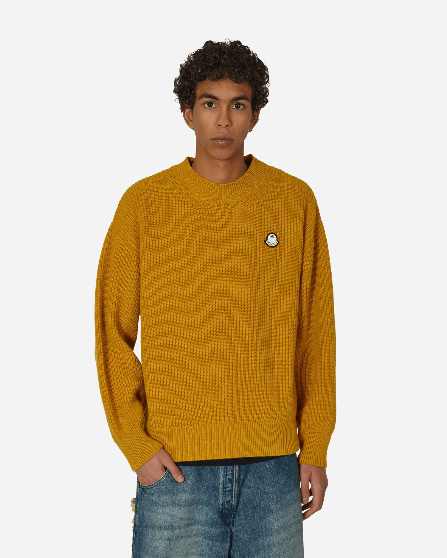 Sveter Moncler Palm Angels x Wool Sweater Oranžová | 9C00002M1241 131, 0