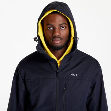 Vetrovka HUF Essentials Zip Standard Shell Čierna | JK00350 BLACK, 4