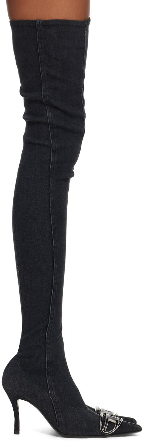 Tenisky a topánky Diesel D-Venus Tbt D Boots "Black" Čierna | Y03316 P6078, 0