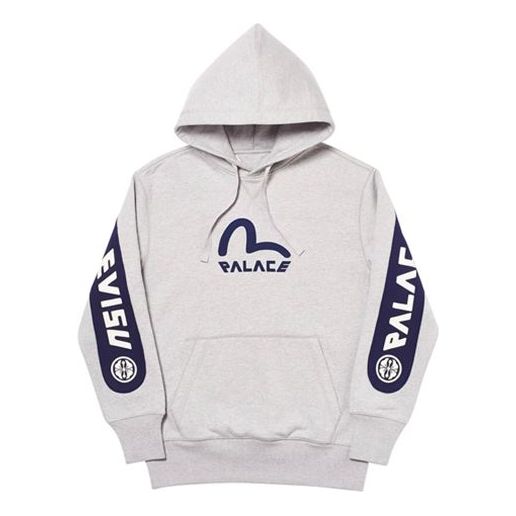 Mikina Palace Palace x Evisu Logo Hoodie Šedá | PAL-SS20-003