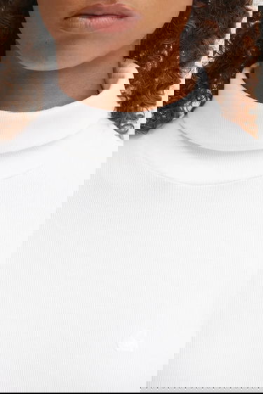 Tričko Carhartt WIP Philipa Long Sleeve Ribbed Mockneck T-Shirt Biela | I035470.02XX, 3