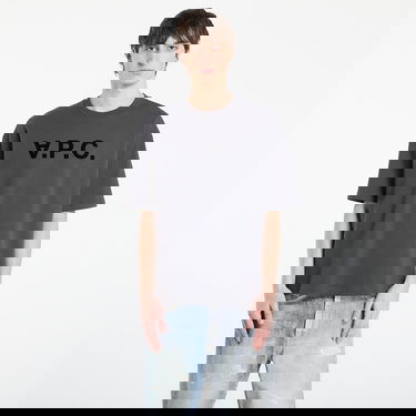 Tričko A.P.C. A.P.C. Logo-Detail T-Shirt Šedá | COHLR-M26385 LZA, 0