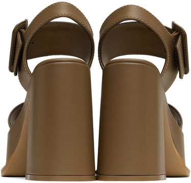 Tenisky a topánky Stella McCartney Skyla Buckled Platform Sandals Hnedá | 810394AP0AL0, 1