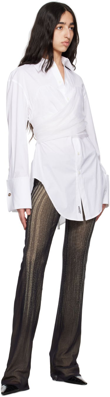 Košeľa Jean Paul Gaultier Jean Paul Gaultier Long Draped Shirt Biela | 25/34-F-CH082-C071-01, 3