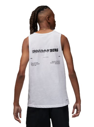 Tielko Jordan Sport Graphic Tank Top Biela | DX9605-100