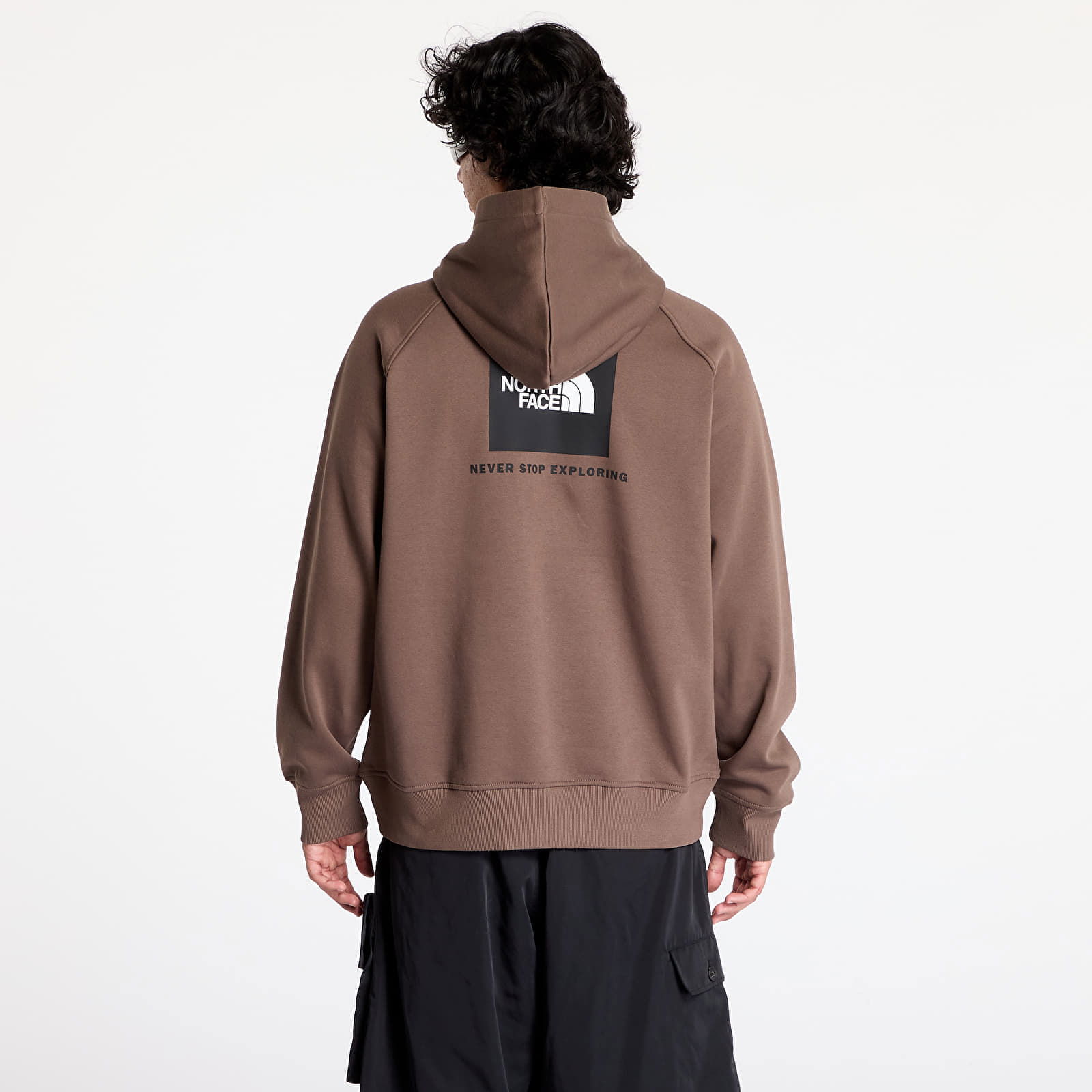 Raglan Redbox Hoodie Smokey Brown