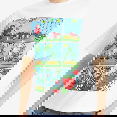 Tričko MARKET Abundance Comic Graphic Tee Biela | 399002183-WHT, 5
