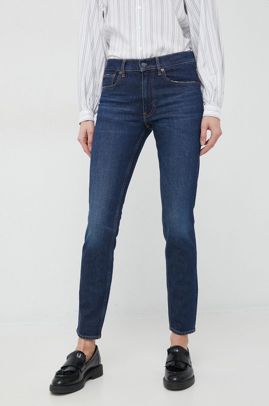Džínsy Polo by Ralph Lauren Medium Waist Jeans Navy | 211890127, 0