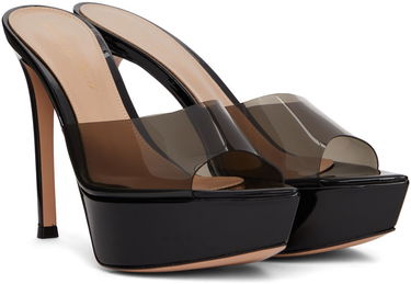 Tenisky a topánky Gianvito Rossi Gianvito Rossi Betty Heeled Platform Sandals Čierna | G17240-85RIC-GSV, 3