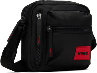Taška cez rameno BOSS HUGO Logo Patch Crossbody Bag Čierna | 50535643, 1