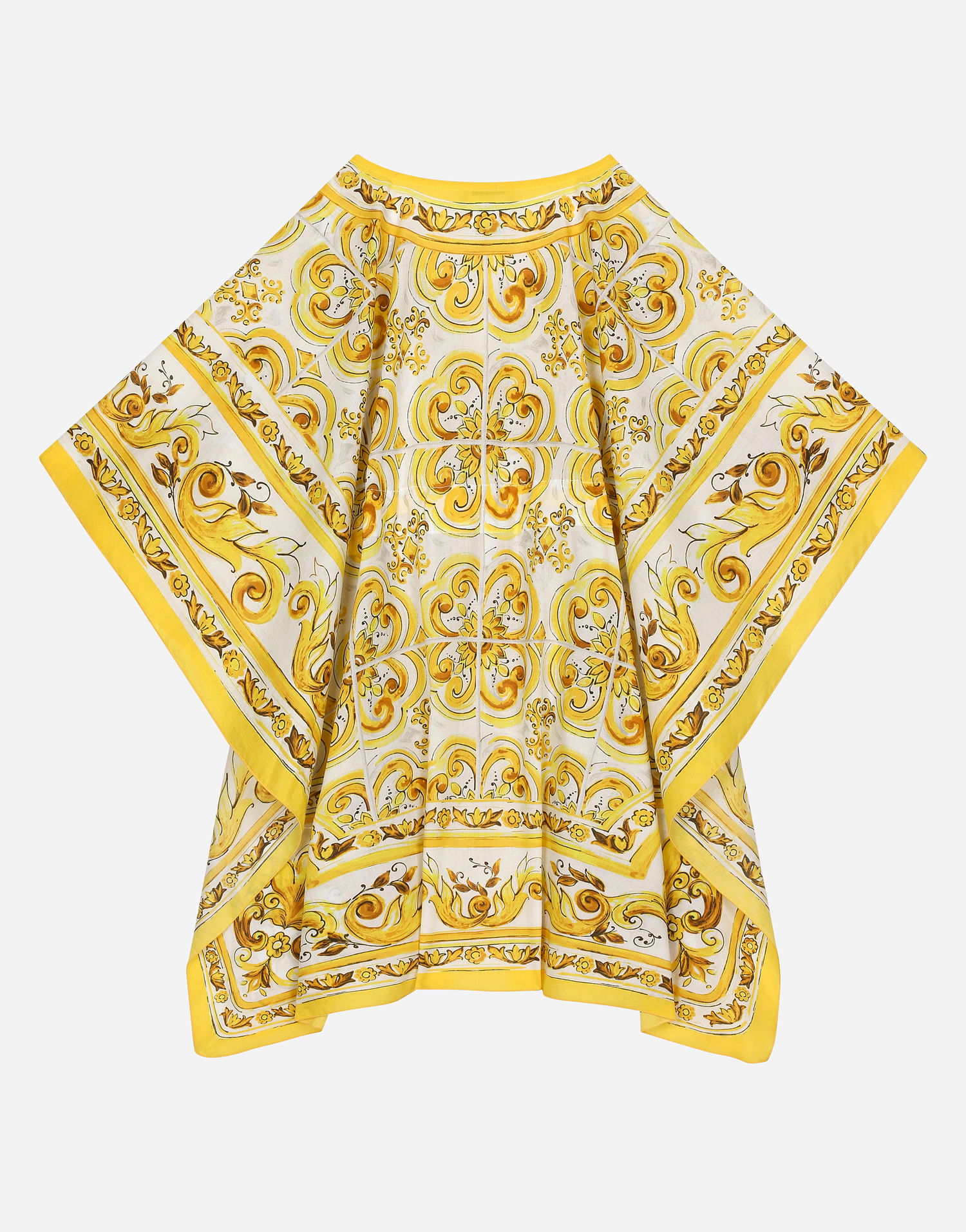 Šaty Dolce & Gabbana Dolce & Gabbana Printed Cotton Kaftan Žltá | LB7A14G7J5KH03TN, 1