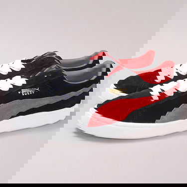 Tenisky a topánky Puma Suede Archive Eco black / ribbon red / gold foil Čierna | 352421 19, 0