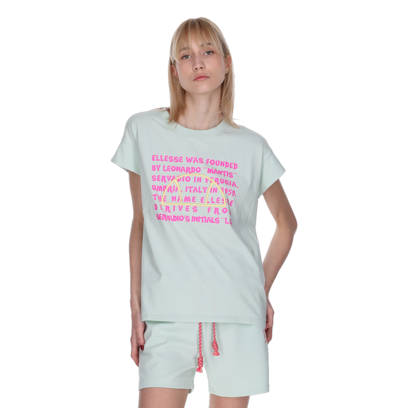 Súprava Ellesse Graphic T-Shirt and Drawstring Shorts Set Zelené | ELA251F802-64