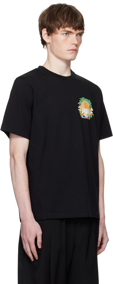 Tričko Casablanca Casablanca Triomphe D'Orange Graphic T-Shirt Čierna | MPF25-JTS-001-24-EX-FLANNELS, 1