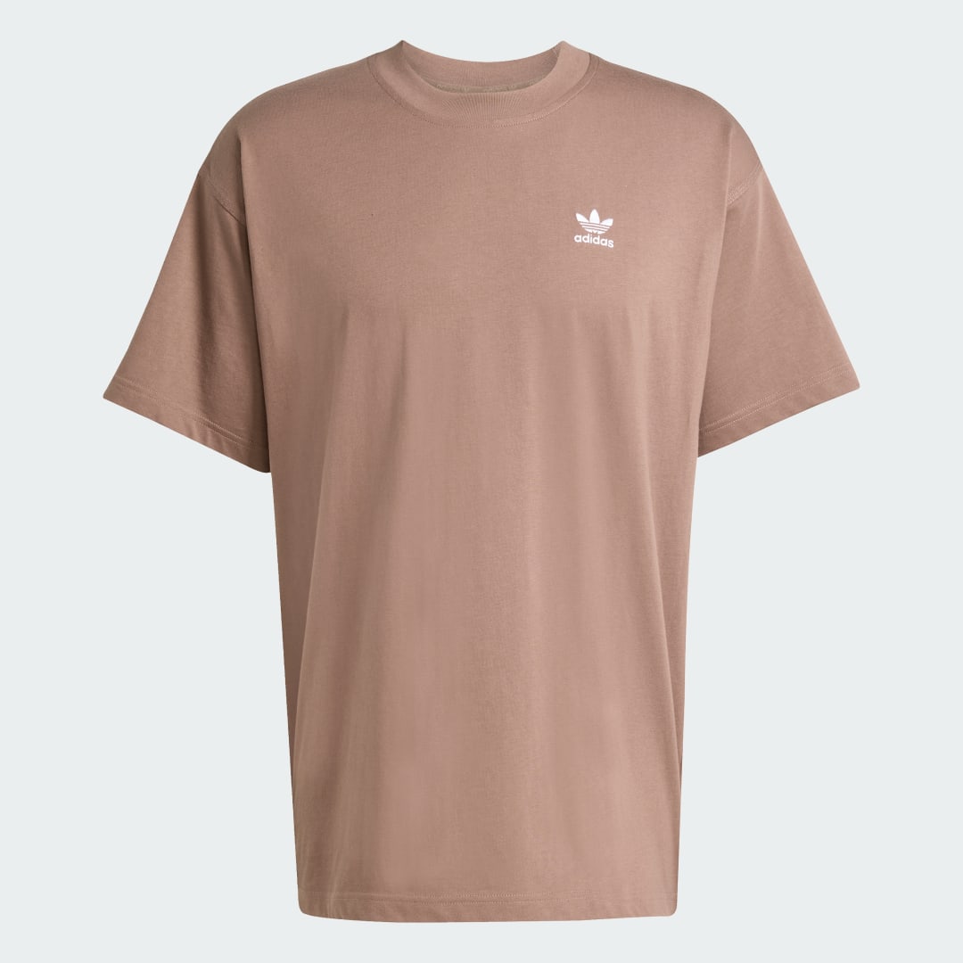 Tričko adidas Performance Essential Logo Oversized T-Shirt Hnedá | KE6581, 0