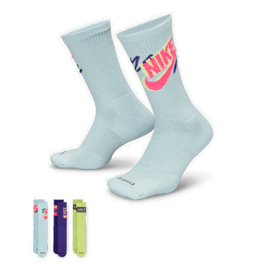 Ponožky Nike Everyday Plus Mid-Calf Socks (3 Pairs) Tyrkysová | HJ9339-903, 0