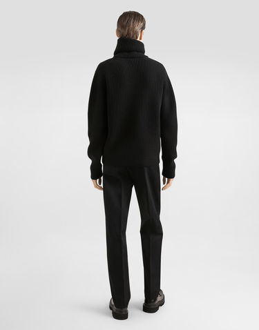 Sveter Dolce & Gabbana Wool Cardigan With Logo Tag Čierna | GXW42TJCVWKN0000, 2