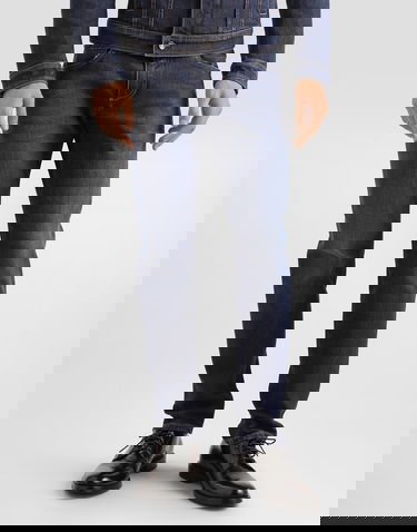 Džínsy Dolce & Gabbana Dark Wash Distressed Straight Fit Denim Trousers Navy | GY07LZG8OL1S9001, 3