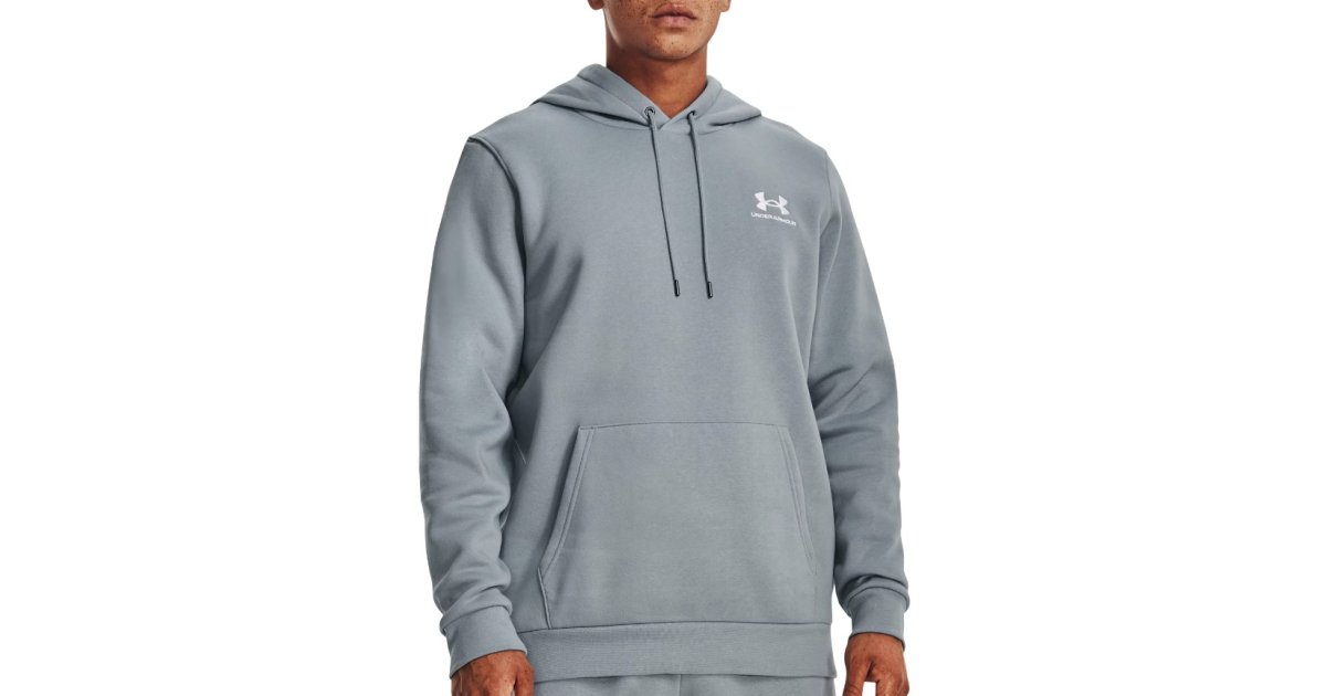 Mikina Under Armour Essential Fleece Hoodie Šedá | 1373880-465, 1