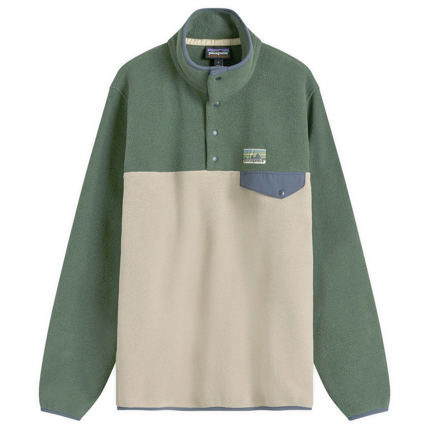 Sveter Patagonia Snap-T Lightweight Pullover Zelené | 25551-SBDY, 0