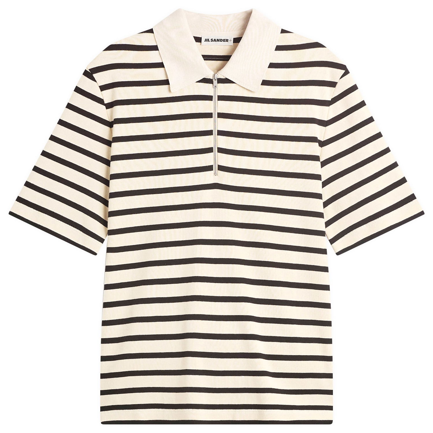 Polo tričko Jil Sander Stripe Short Sleeve Polo Béžová | J47GL0104-J46497-080, 1
