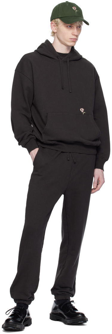 Mikina Han Kjøbenhavn Roots Embroidered Hoodie Čierna | M-133889, 3