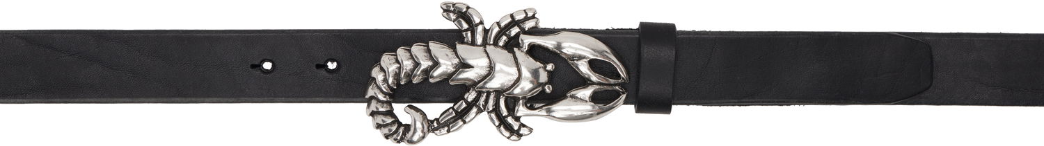Opasok OUR LEGACY Our Legacy Scorpion Leather Belt Čierna | A2258SOB, 0