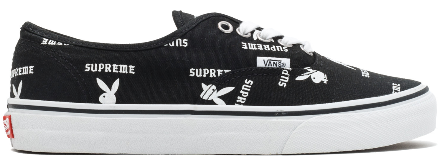 Tenisky a topánky Vans Authentic Supreme x Playboy Black Čierna | VN-0Q0DD7M, 0