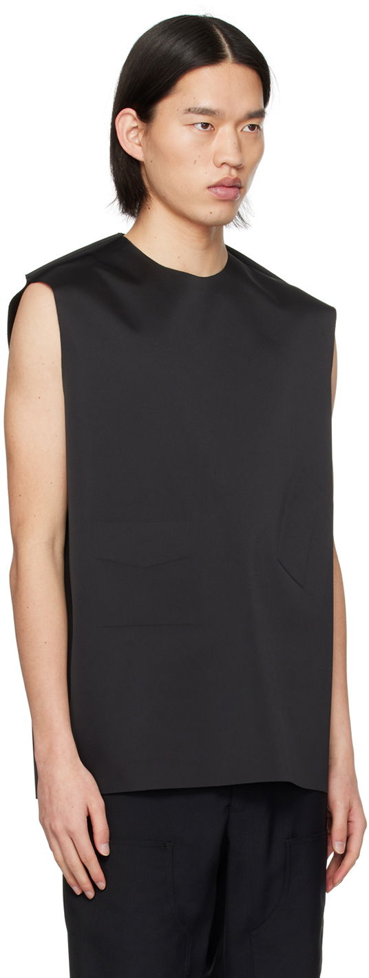 Vesta We11done We11done Embossed Pocket Tank Top Čierna | WD-BL1-24-122-M-BK, 1