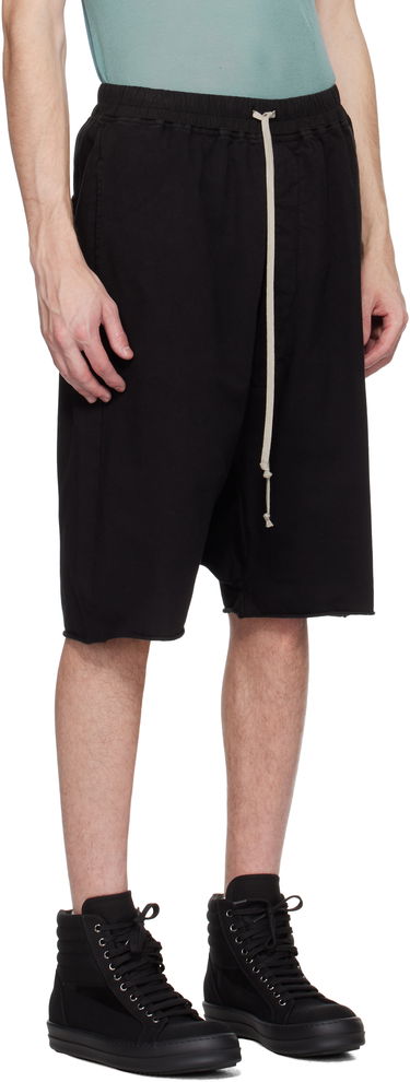 Šortky Rick Owens Hollywood Drawstring Pods Shorts Čierna | DU01E3380 RIGP, 1