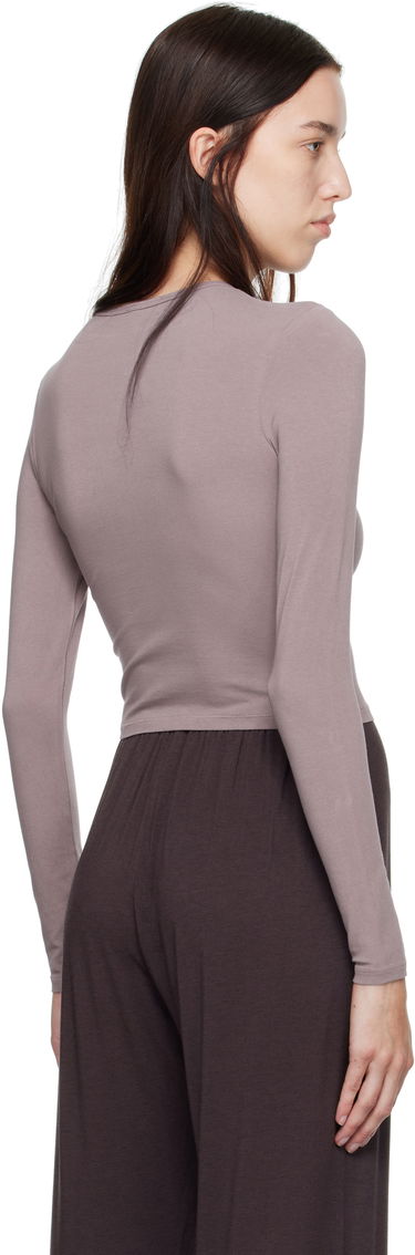 Tričko SKIMS New Vintage Cropped Long Sleeve T-Shirt Fialová | AP-LGS-1370, 2