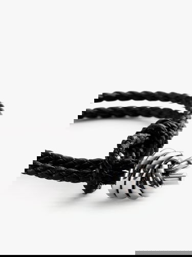 Náramok Bottega Veneta Braided Leather Bracelet Hnedá | 815938V507C1139, 2