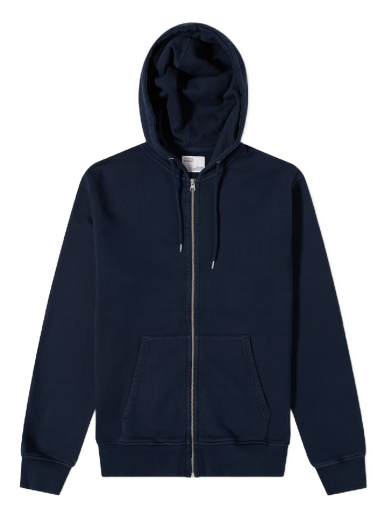 Mikina Colorful Standard Classic Organic Zip Hoody Navy | CS1007-NBL