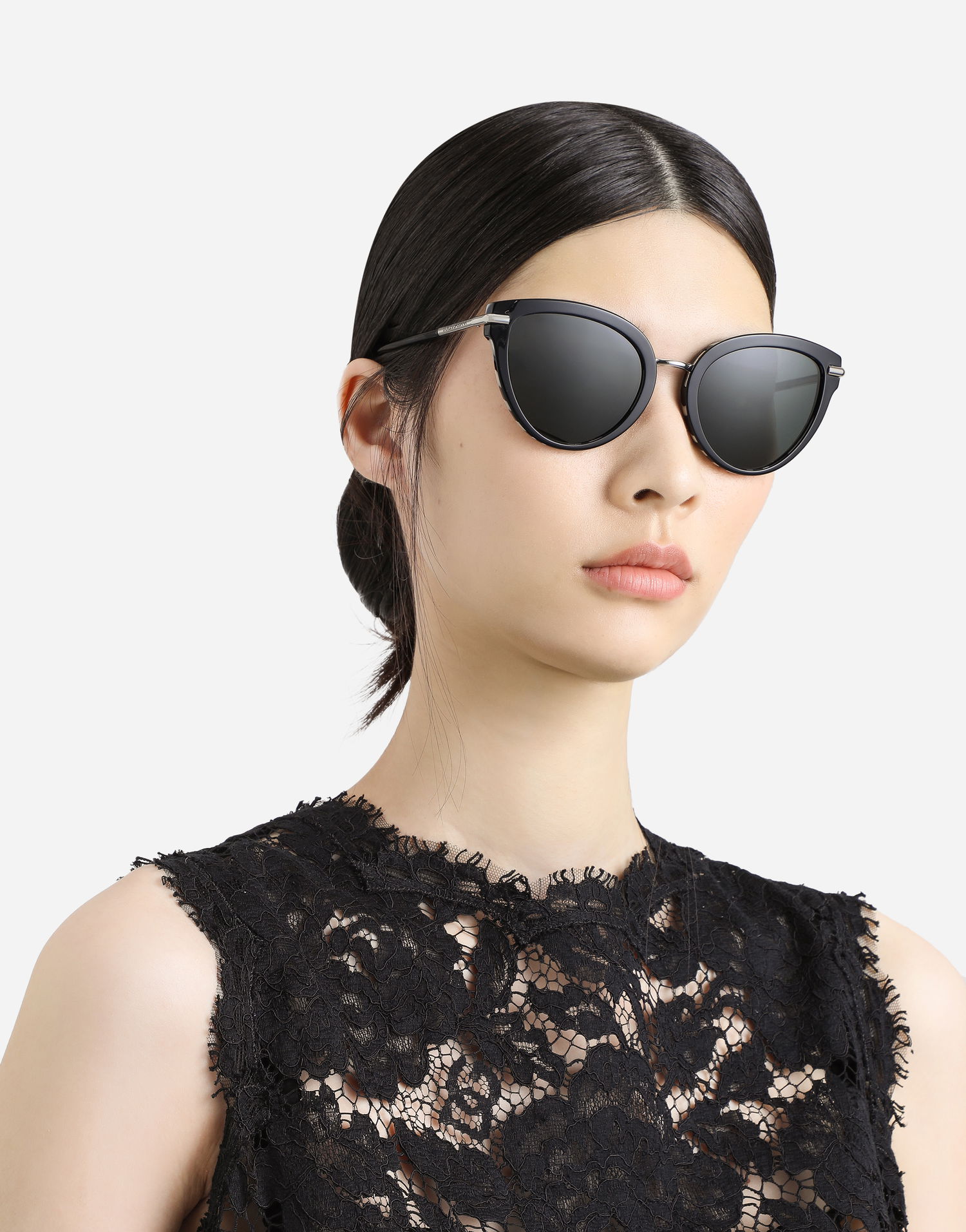 Slnečné okuliare Dolce & Gabbana Dolce & Gabbana DNA Cat-Eye Sunglasses Čierna | VG4492VP28G9V000, 1
