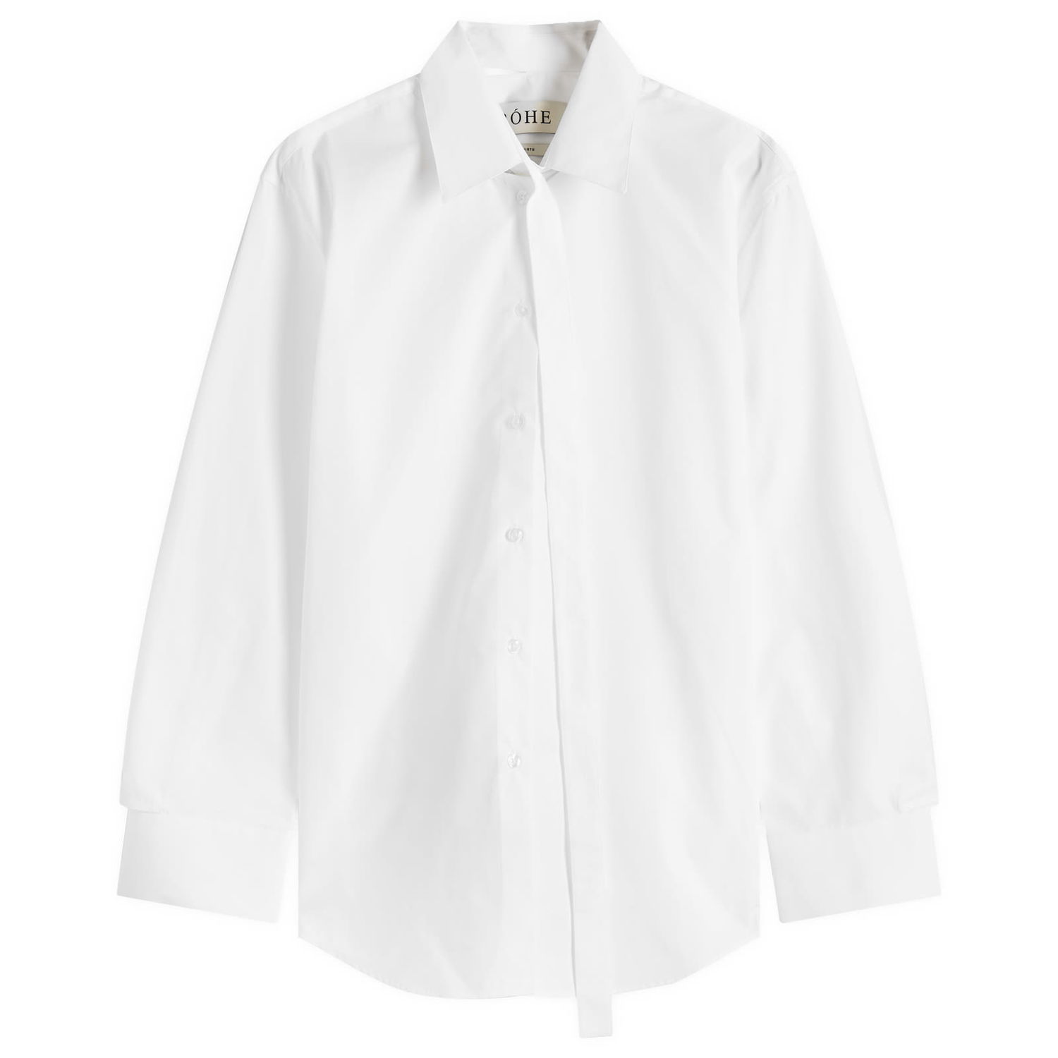 Košeľa Róhe Deconstructed Cotton Shirt Biela | 414-19-068, 0