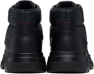 Tenisky a topánky BOSS HUGO Printed-Logo Faux-Leather Boots Čierna | 50552644, 1