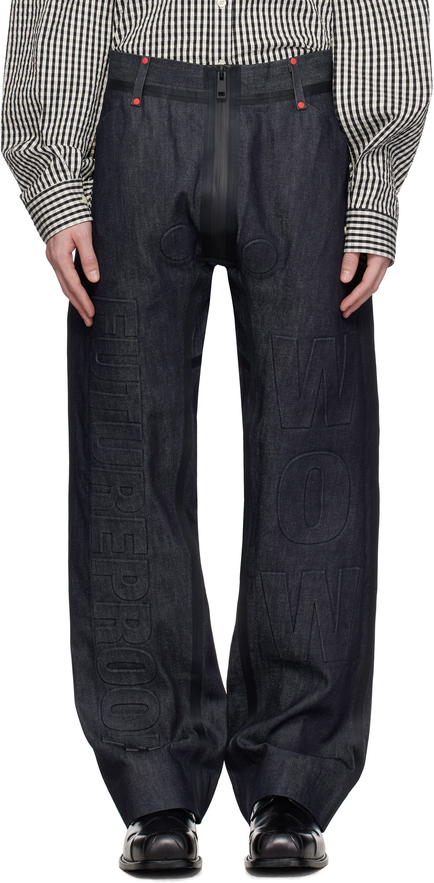 Džínsy Walter Van Beirendonck Walter Van Beirendonck G-Star Edition Futureproof WOW Jeans Modrá | D26531, 0