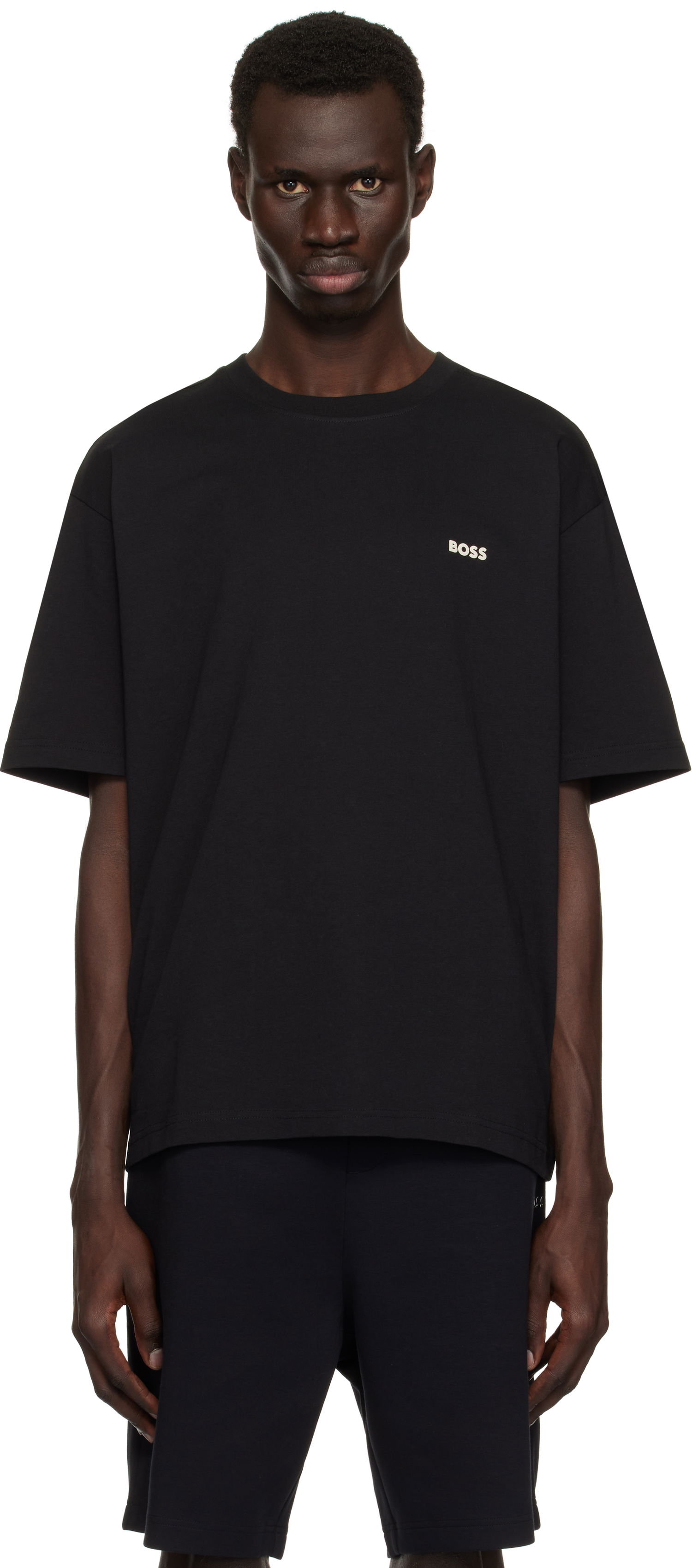 Tričko BOSS BOSS Seasonal T-Shirt Čierna | 50534925, 0