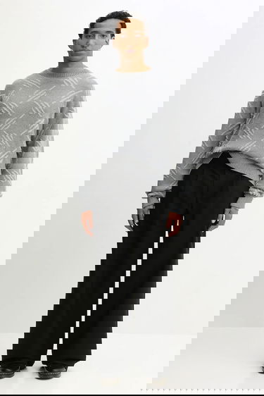 Sveter DAILY PAPER Sweater Tevin Monogram Knit Šedá | 2521120, 4