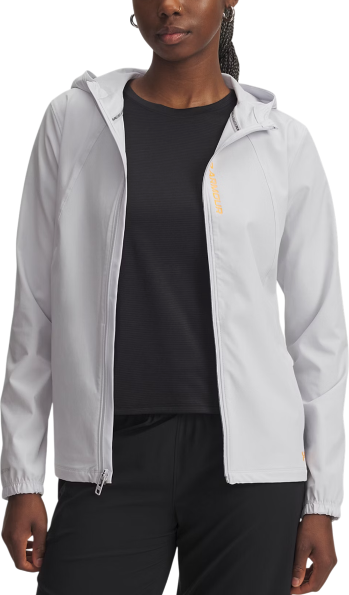 Vetrovka Under Armour Under Armour UA OutRun the STORM Hooded Jacket Biela | 1377043-014